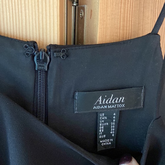 Aidan by Aidan Mattox Beaded Skirt Cocktail Minidress - Picture 5 of 10